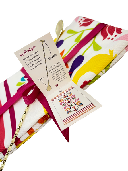 Dish Towel & Spoon Muddler Set