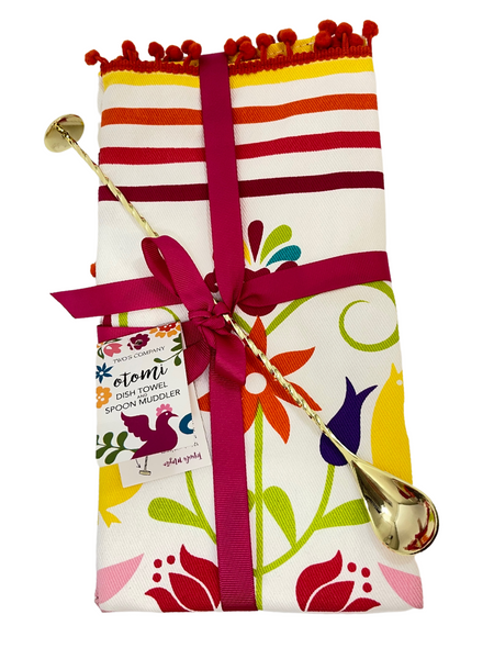 Dish Towel & Spoon Muddler Set