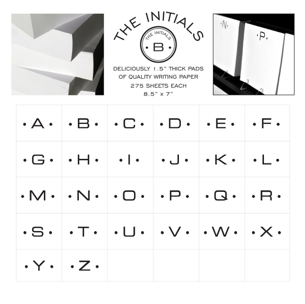 Initial Notepads