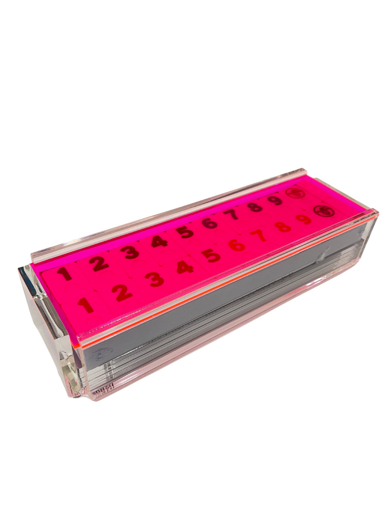 Luxe Dominoes Luxe 2D Chess Set Pink