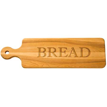 Customizable wooden bread board